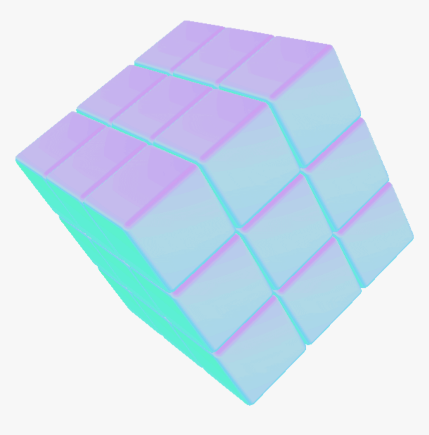 #ftestickers #cube #3d #vaporwave #tumblr #aesthetic - Aesthetic Blue Gif Transparent, HD Png Download, Free Download