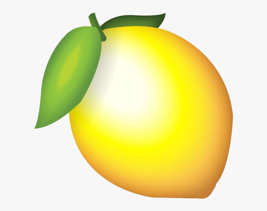 Transparent Background Lemon Emoji, HD Png Download, Free Download