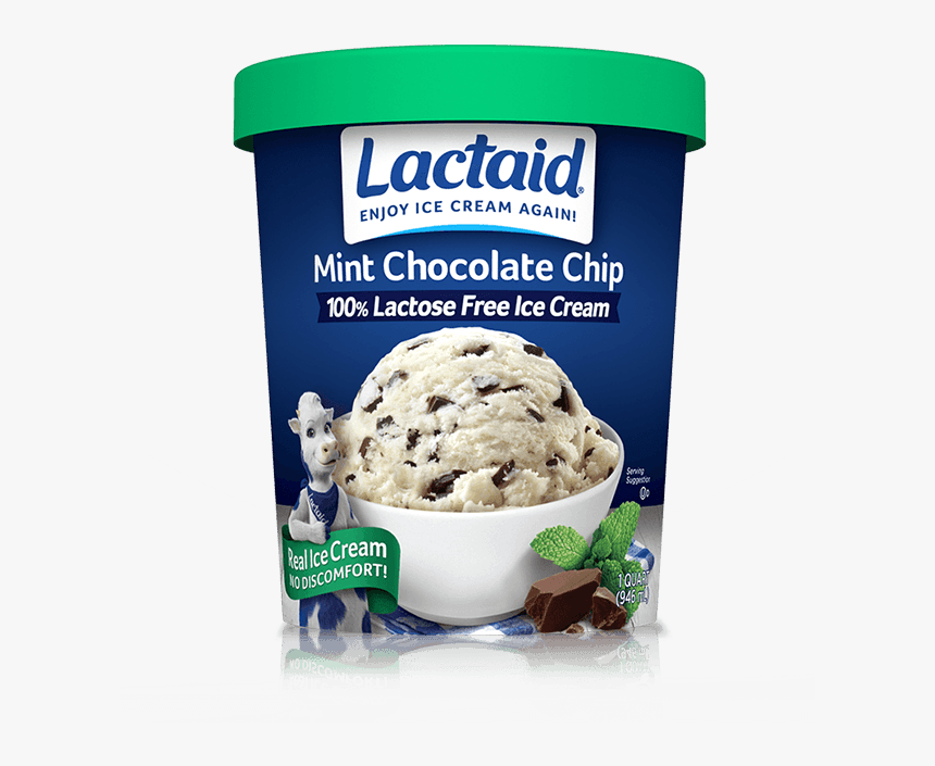 Lactaid® Mint Chocolate Chip Ice Cream - Lactaid Peanut Butter Ice Cream, HD Png Download, Free Download