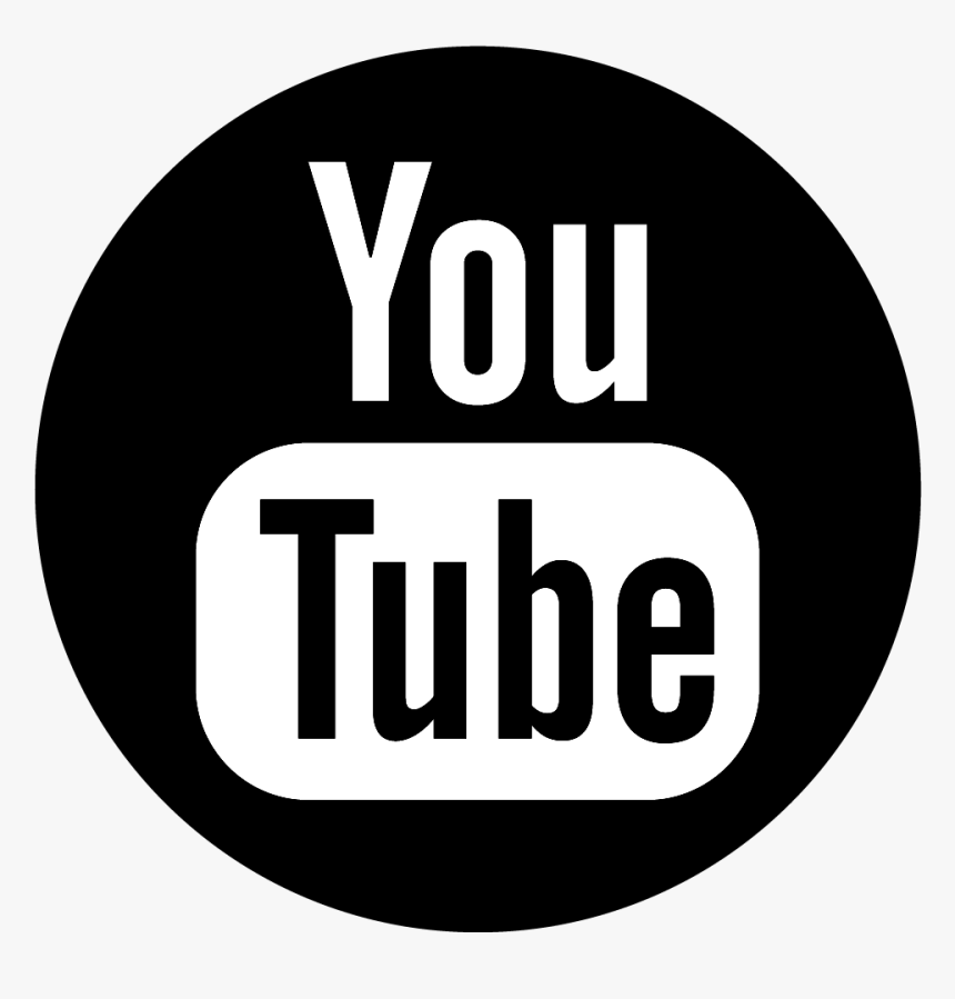 Youtube Logo White Png Circle Transparent Png Kindpng