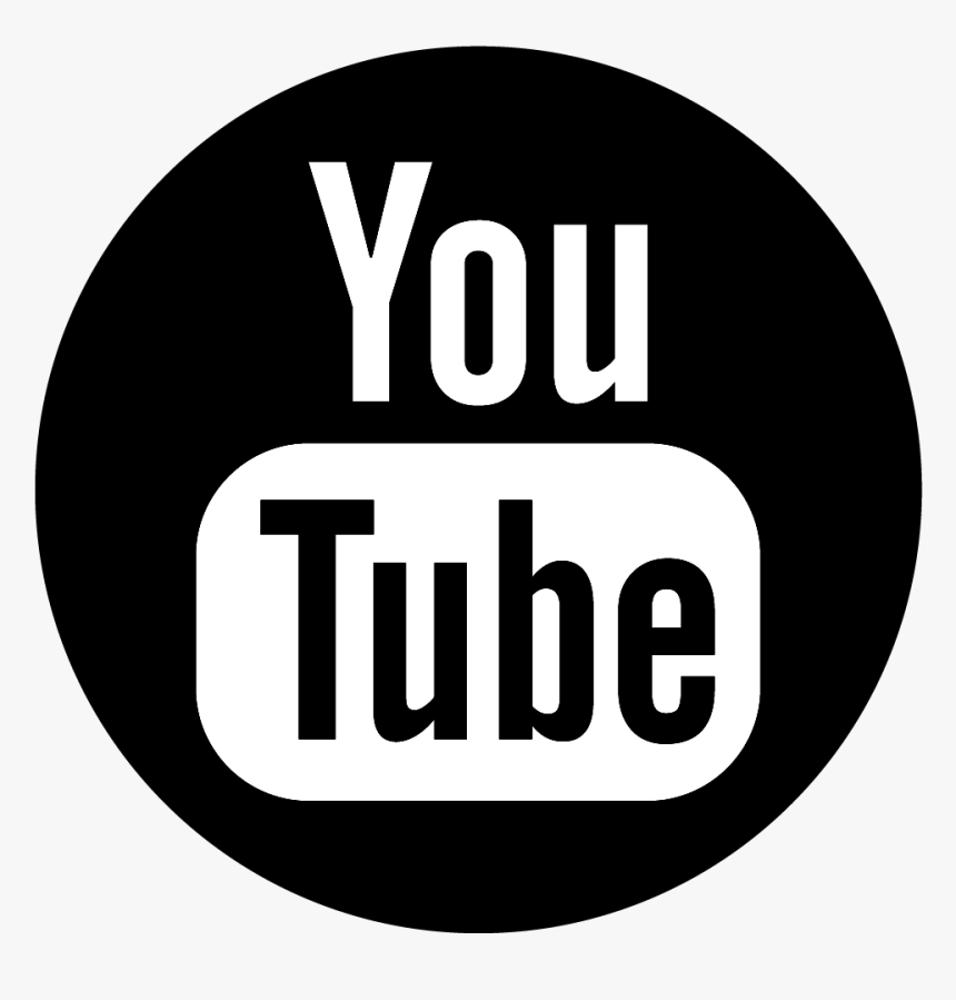 Youtube Logo White Png Circle, Transparent Png, Free Download