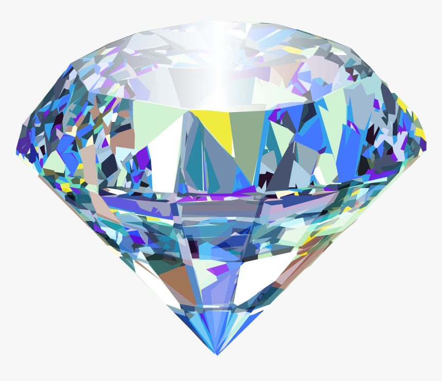 Diamond Color Clip Art - Diamond Png, Transparent Png, Free Download