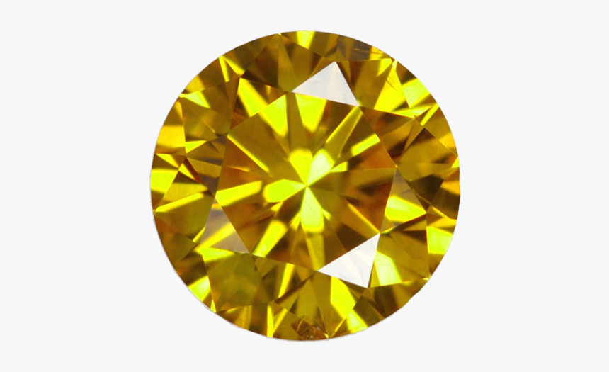 Diamond - Yellow Gem Transparent Background, HD Png Download, Free Download