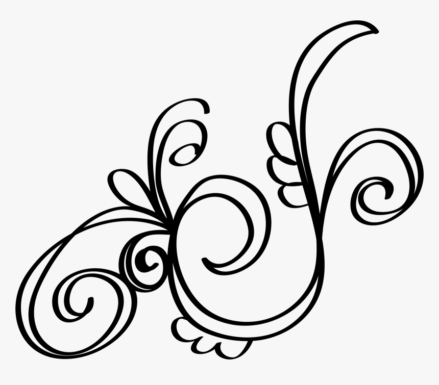 Drawn Swirl Random - Doodling Clipart Black And White, HD Png Download, Free Download