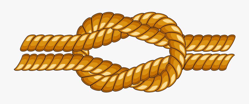 Rope Knot Transparent - Knot In Rope Clipart, HD Png Download, Free Download