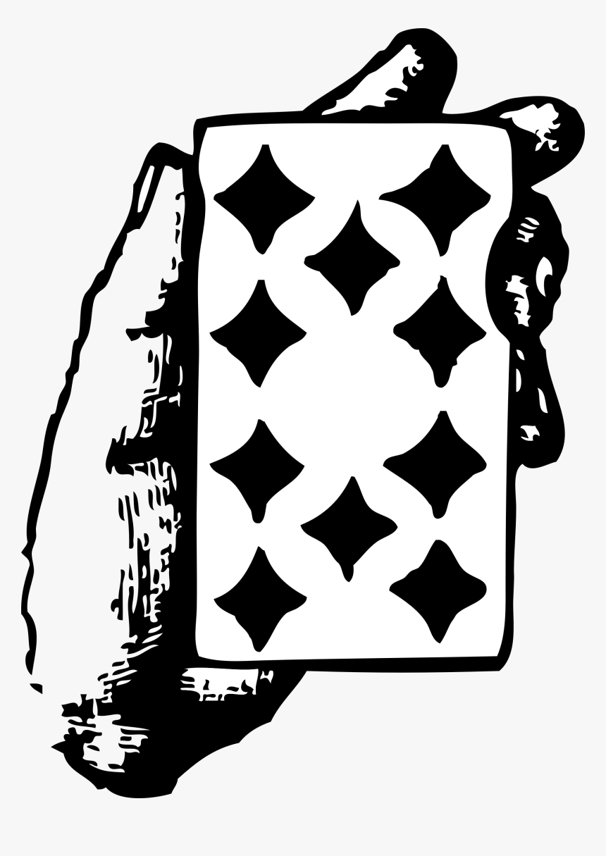 Hand With Ten Of Diamonds Clip Arts - Live Hand To Mouth, HD Png Download, Free Download
