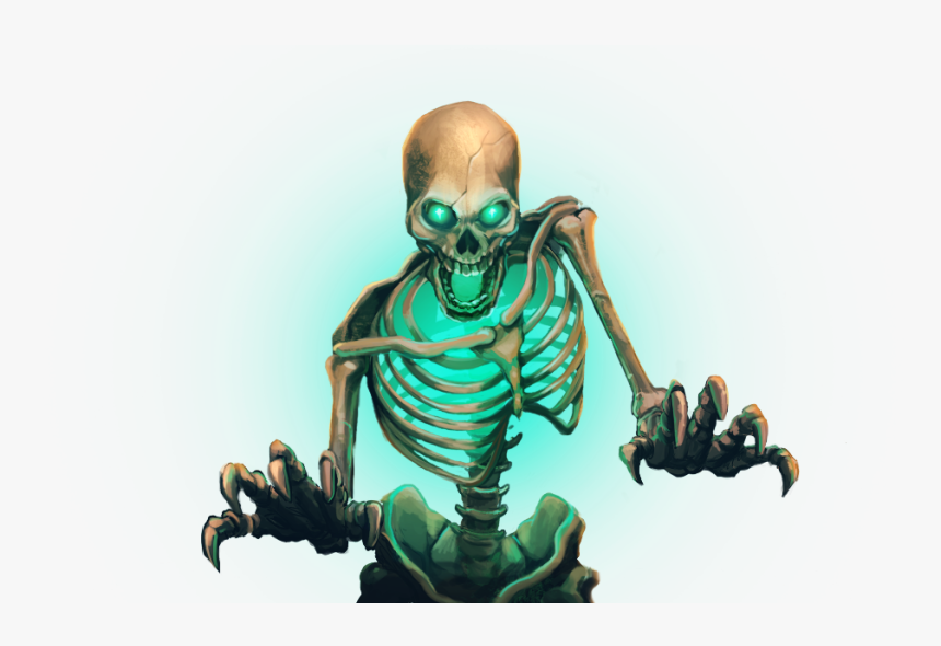 Transparent Skeleton Transparent Png - D&d Skeleton Transparent Background, Png Download, Free Download
