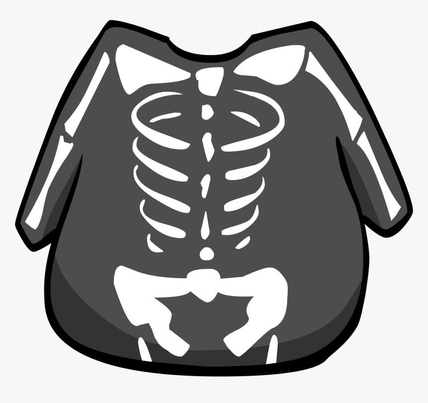 Club Penguin Skeleton Costume, HD Png Download, Free Download