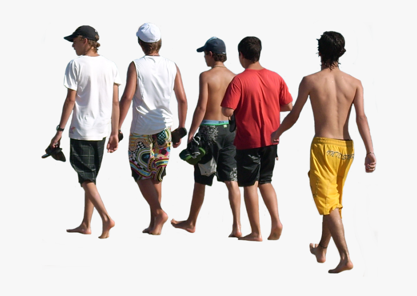Man Group Png - Group Of People Beach Png, Transparent Png, Free Download