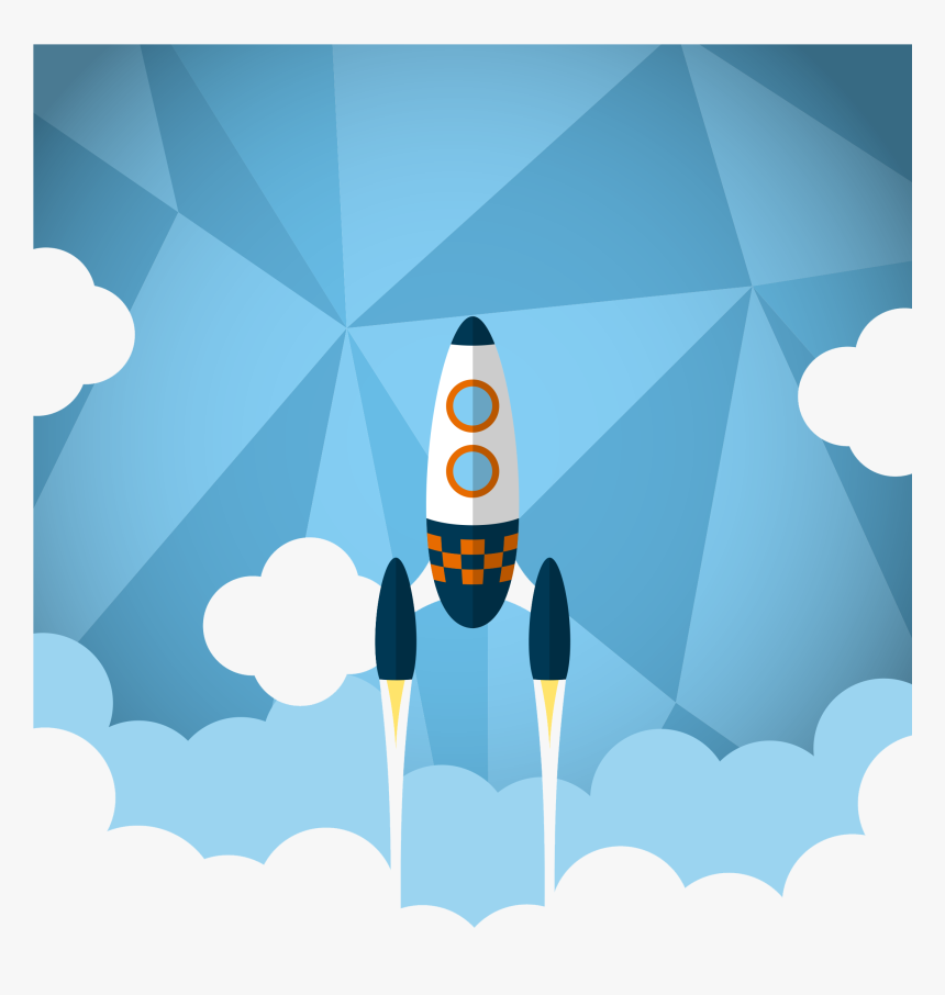 Transparent Cartoon Rocket Png - Rocket Launch Flyer, Png Download, Free Download