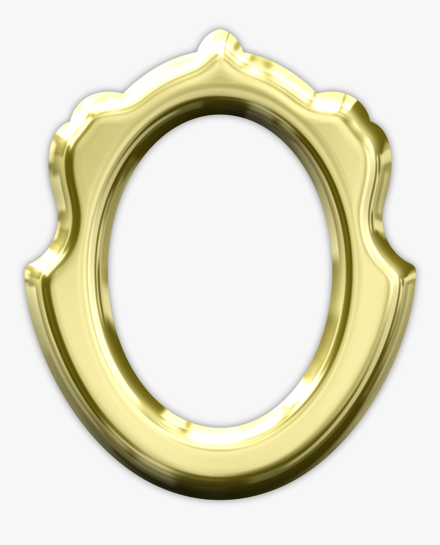 Bingkai Oval Metal Png, Transparent Png, Free Download