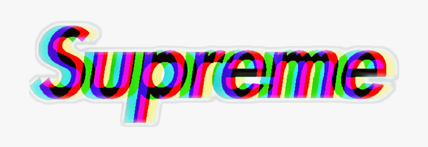 #supreme #glitch #brand #aesthetic #logo #freetoedit - Circle, HD Png Download, Free Download