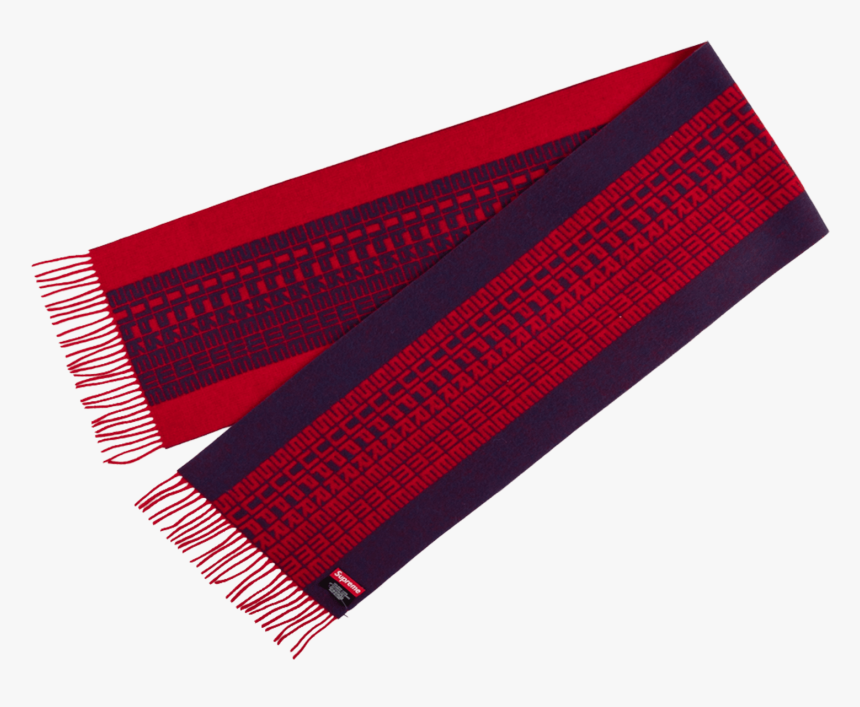 Supreme Logo Repeat Scarf "fw - Stole, HD Png Download, Free Download