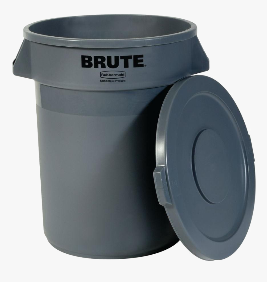 Trash Can Png Pic - Trash Can With Lid Open, Transparent Png, Free Download