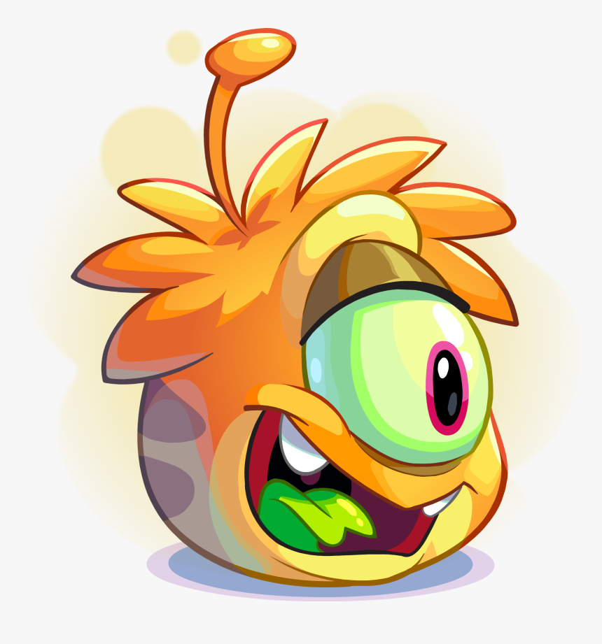 Orange Alien Png - Club Penguin Alien Puffle, Transparent Png, Free Download