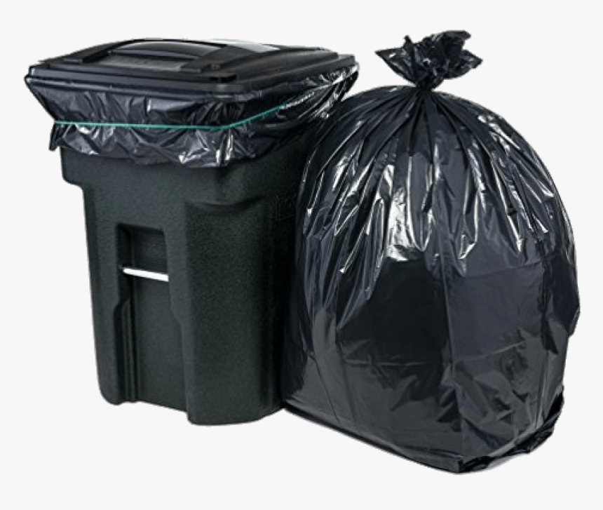 Garbage Bin And Bag - Garbage Bags, HD Png Download, Free Download