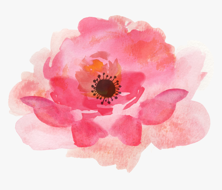 Watercolor Png Free - Free Watercolor Flowers Transparent Background, Png Download, Free Download