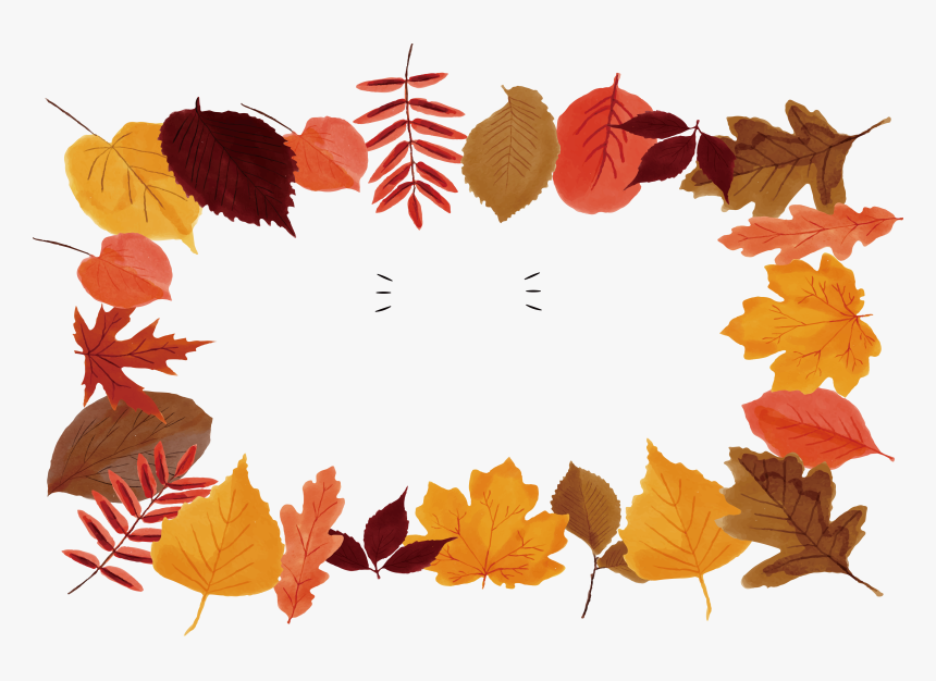 Transparent Fall Thanksgiving Clipart - Watercolor Fall Leaves Png, Png Download, Free Download