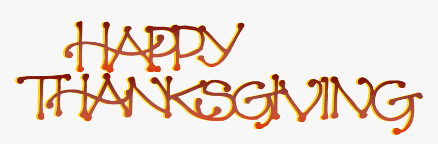 Happy Thanksgiving Clipart Transparent Background - Banner Happy Thanksgiving Clip Art, HD Png Download, Free Download