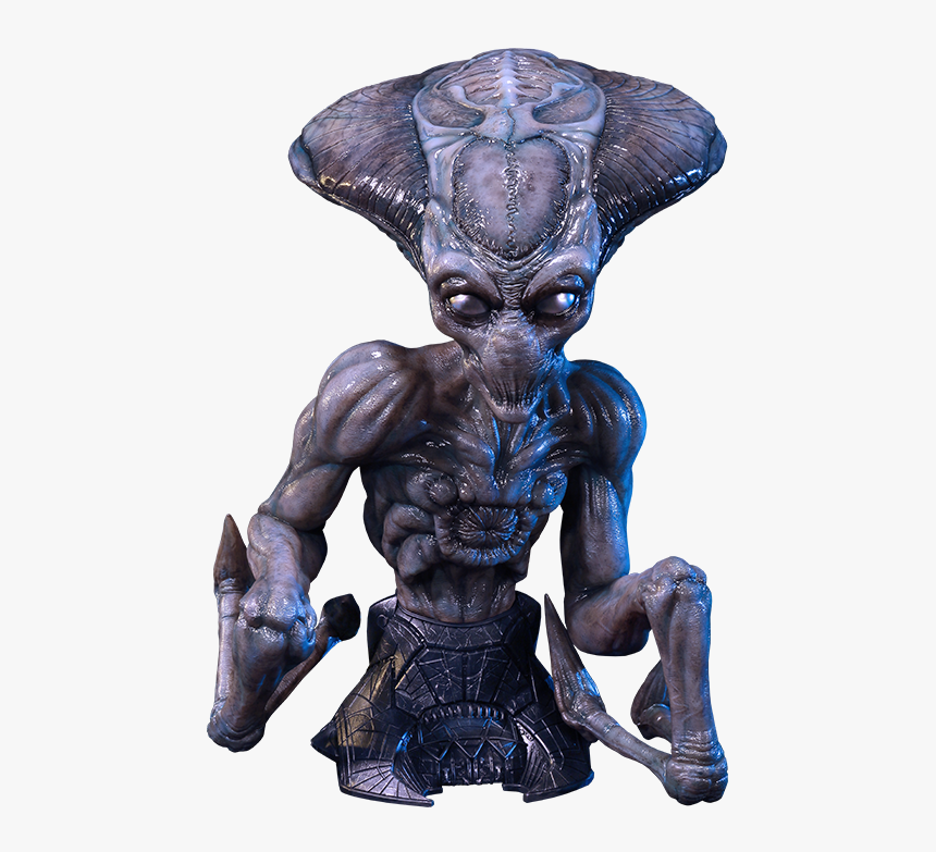 Alien Life-size Bust - Independence Day Alien Soldier, HD Png Download, Free Download