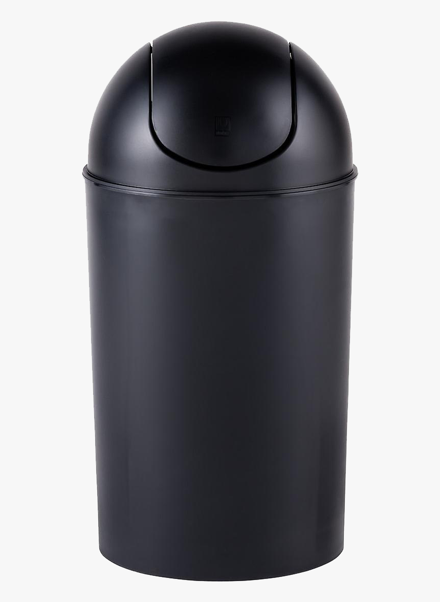 Black Trash Can With Lid, HD Png Download, Free Download