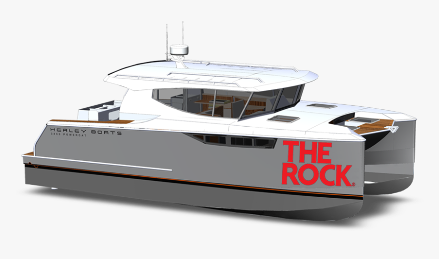 Herley Boat Hybrid Catamaran Drawing - Luxury Yacht, HD Png Download, Free Download