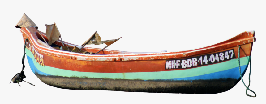 Old Fishing Boat Png, Transparent Png, Free Download
