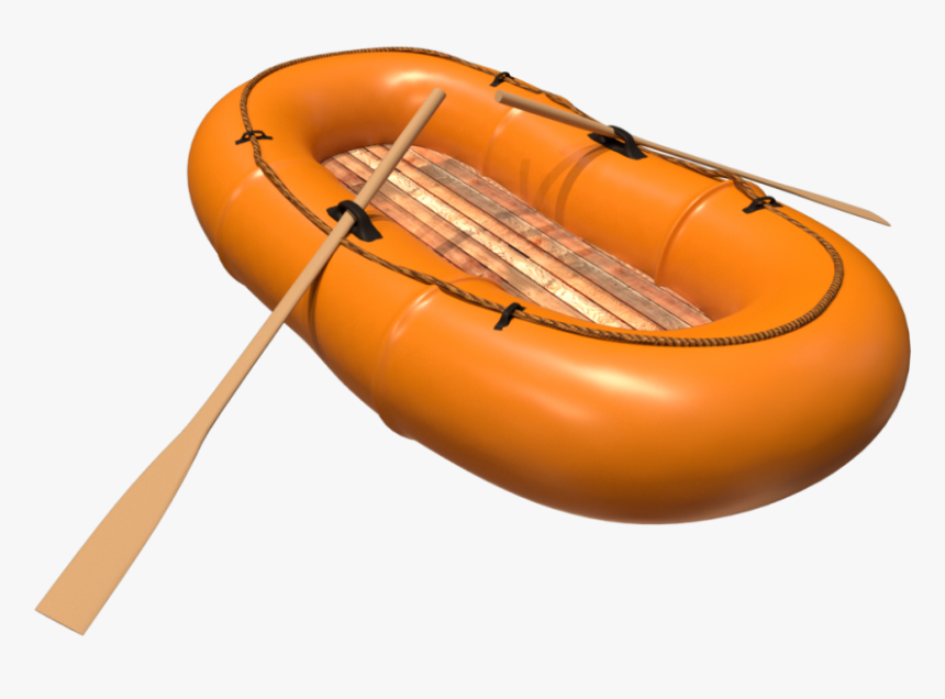 Rubber Boat - Inflatable, HD Png Download, Free Download