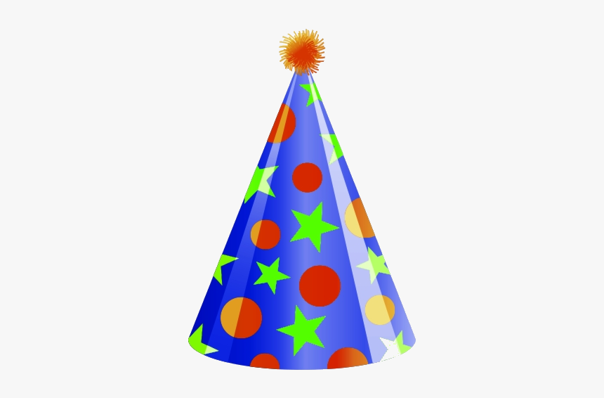 Party Hat Clipart Birthday Clip Art No Background Free - Party Hat Transparent Background, HD Png Download, Free Download