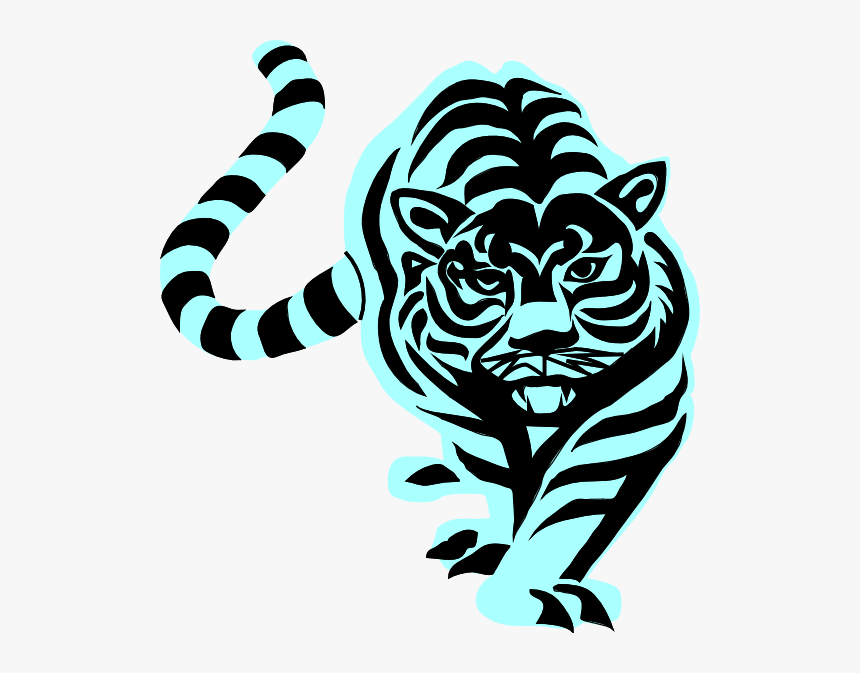 Tiger Svg Clip Arts - Black And White Tiger Images Clip Art, HD Png Download, Free Download