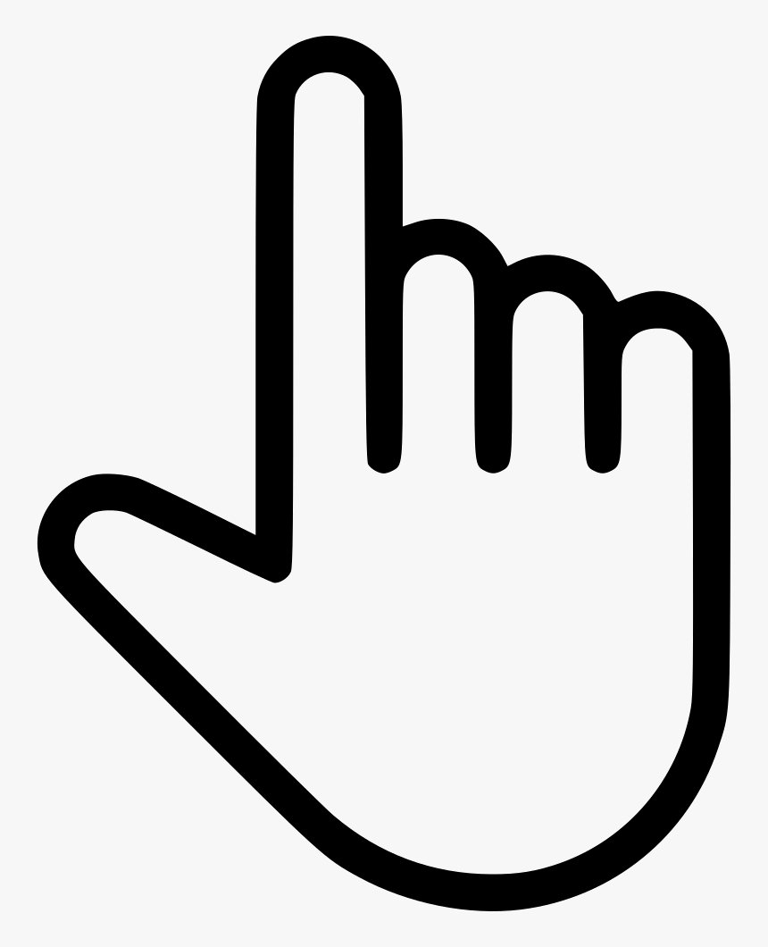 Cursor Svg Pointer Hand - Pointer Cursor, HD Png Download, Free Download