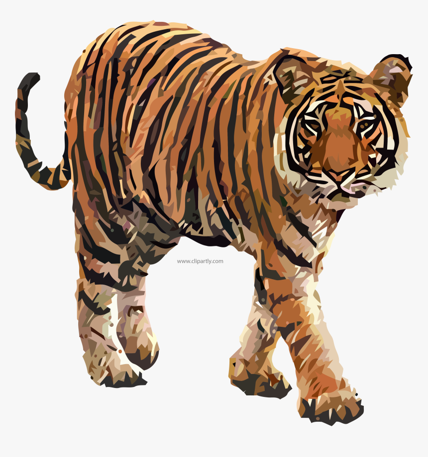 Tiger,animal Figure,terrestrial Tiger,carnivore,big - Royal Bengal Tiger Png, Transparent Png, Free Download