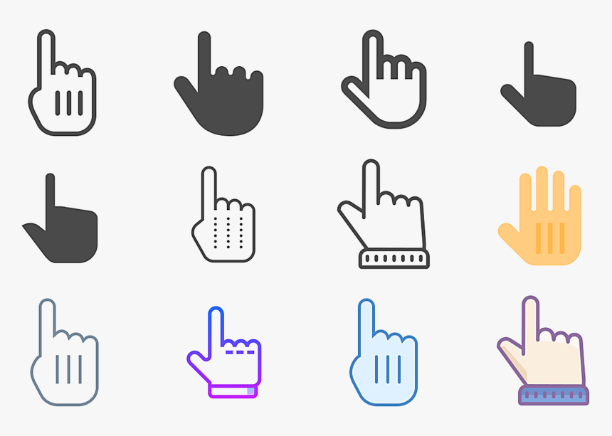 Hand Cursor Free Png Image - Windows 10 Hand Cursor, Transparent Png, Free Download