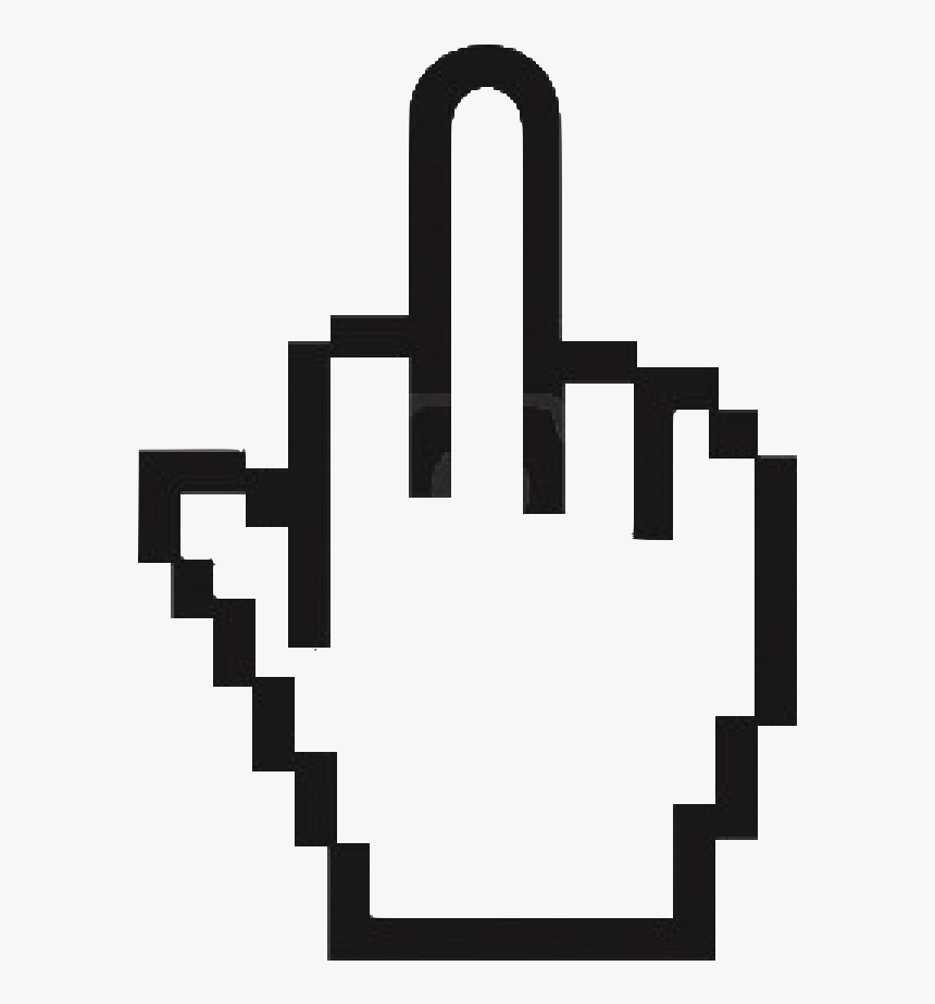 Why Not Start This - Middle Finger Cursor Png, Transparent Png, Free Download