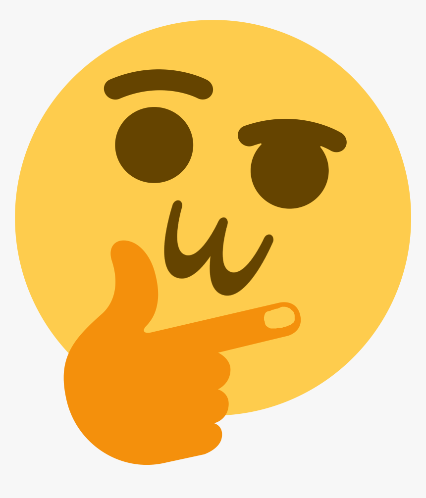 Whatist Wotm8 Thinking Discord Emoji - Discord Emoji Png, Transparent Png, Free Download