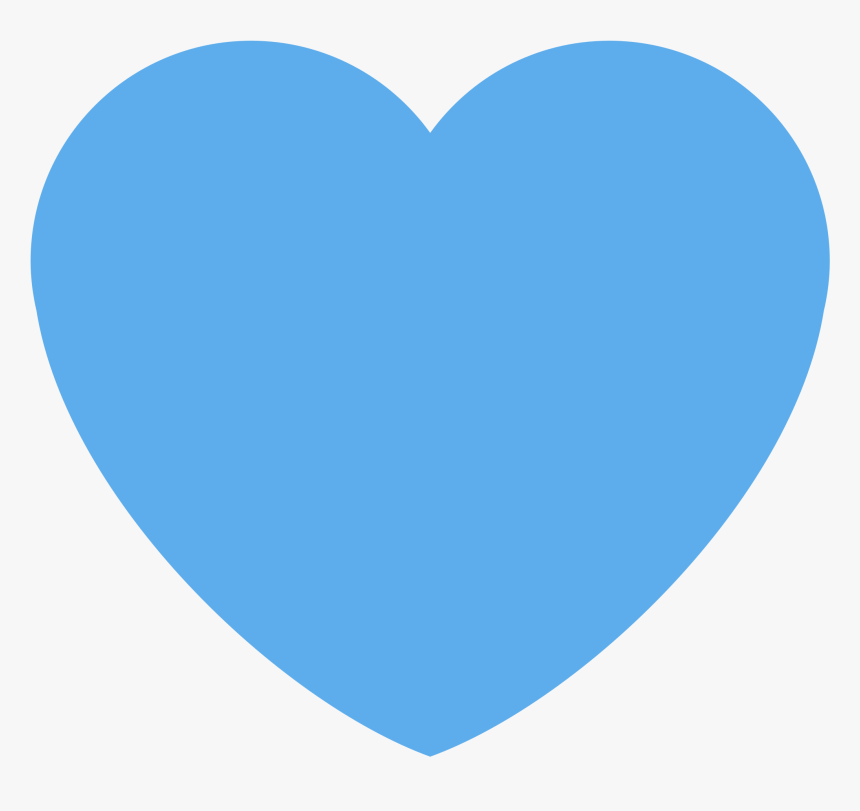 Blue Heart Sticker - Heart Blue, HD Png Download, Free Download