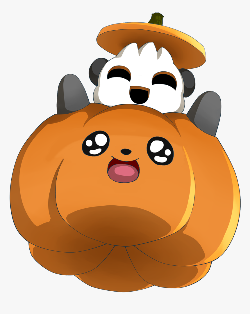 Pandapumpkin Discord Emoji - Pumpkin Emoji Transparent Discord, HD Png Download, Free Download