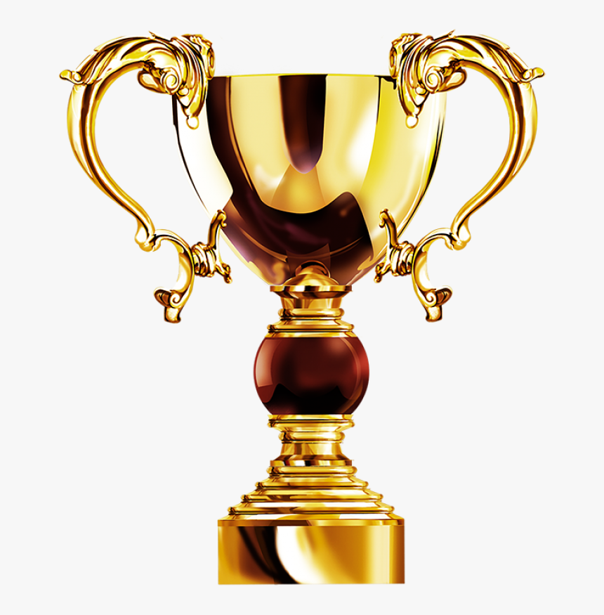 Golden Trophy Cup Image Png 3d Hd - Golden Cup Png, Transparent Png, Free Download