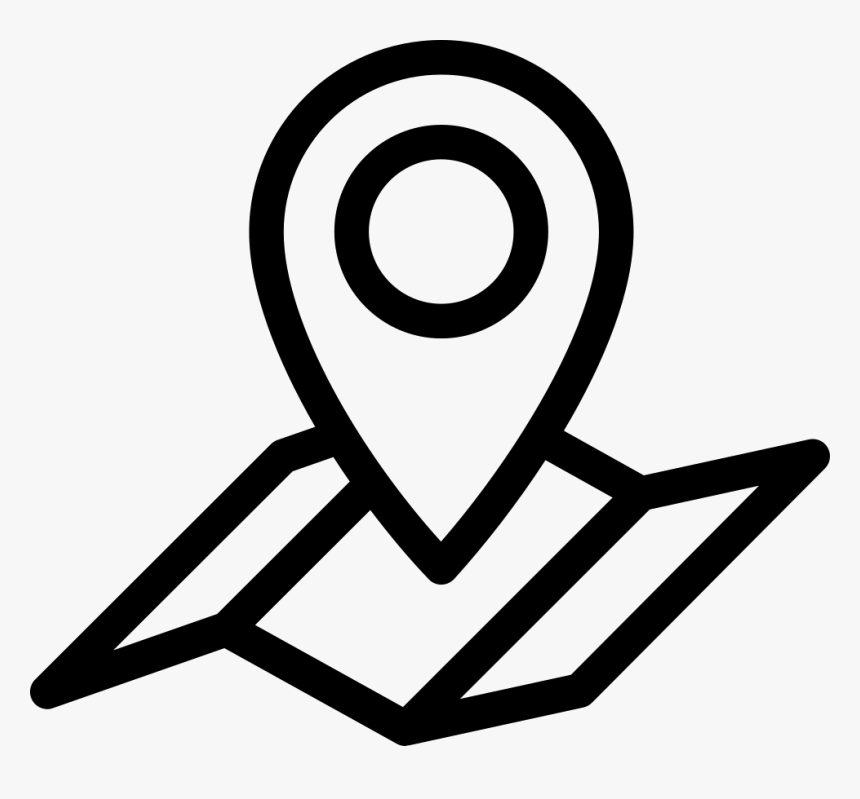 Map Location Outline - Map Location Icon Png, Transparent Png, Free Download