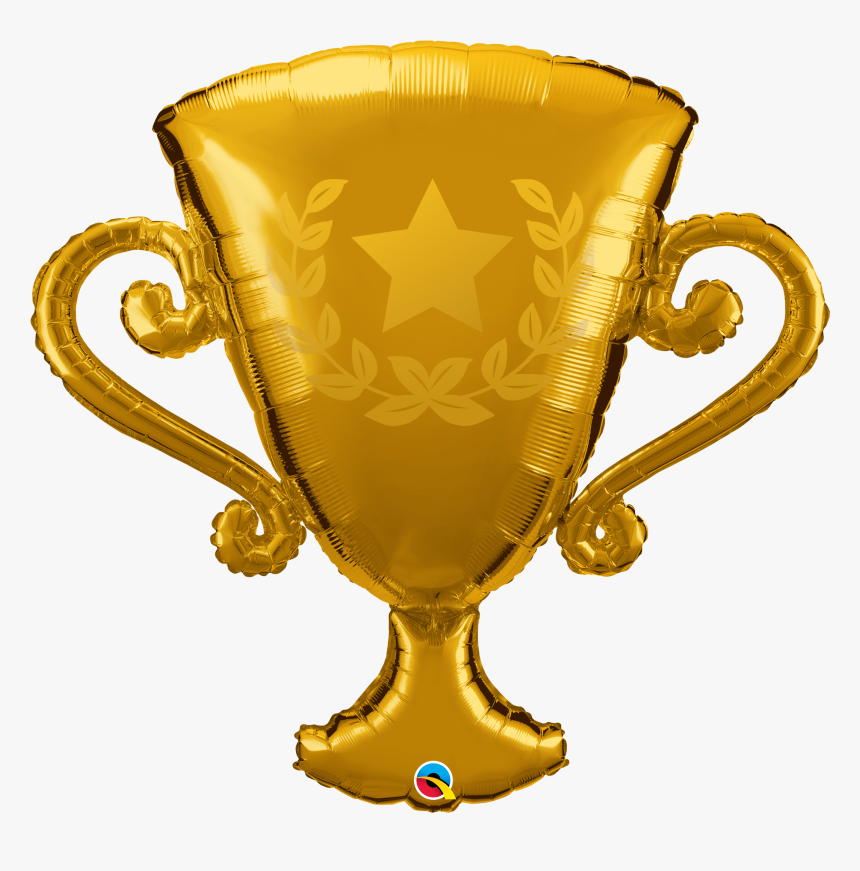 Gold Trophy Png , Png Download - Balão De Troféu, Transparent Png, Free Download