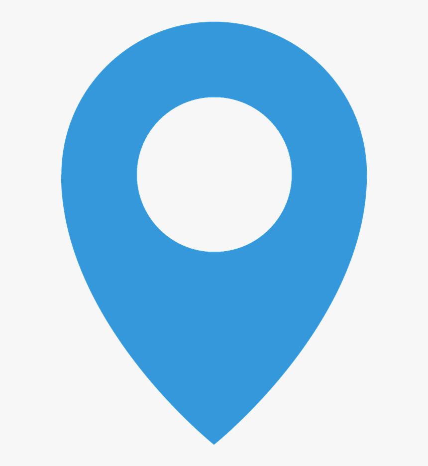 Icon Contact Flat Free Picture - Location Icon Png Blue, Transparent Png, Free Download