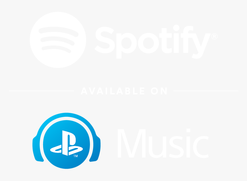 Playstation 4 Logo Transparent - Playstation Spotify, HD Png Download, Free Download