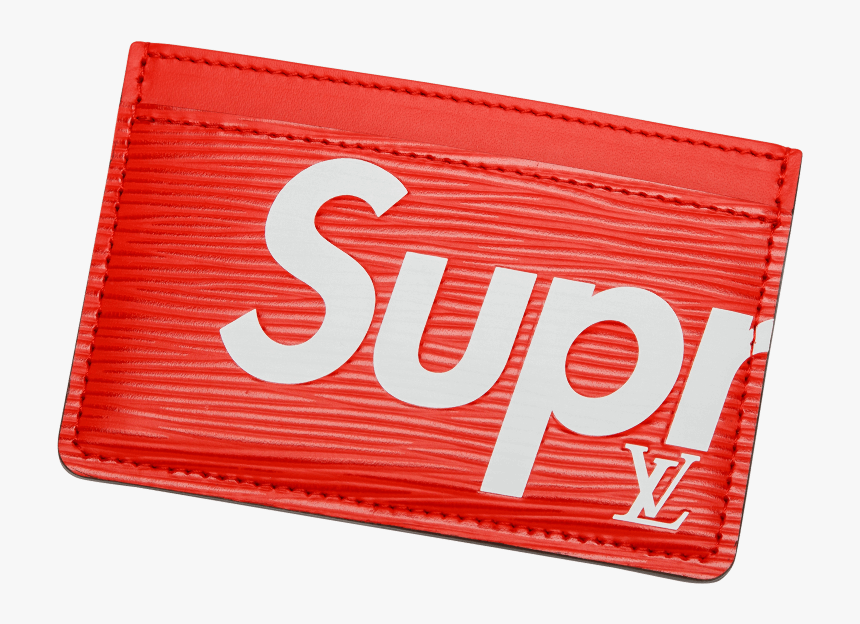 Tarjetero Louis Vuitton Supreme , Png Download - Supreme, Transparent Png, Free Download