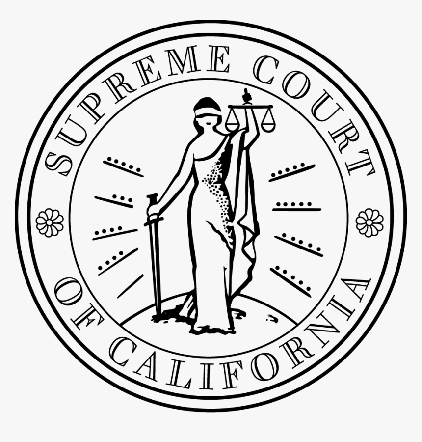 Seal Of The Supreme Court Of California - California Supreme Court Seal, HD Png Download, Free Download