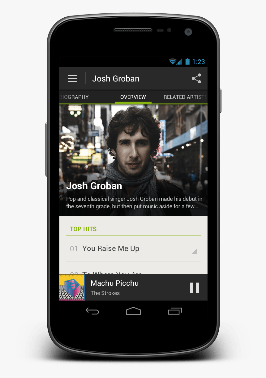 Android Spotify - Josh Groban Illuminations Itunes, HD Png Download, Free Download