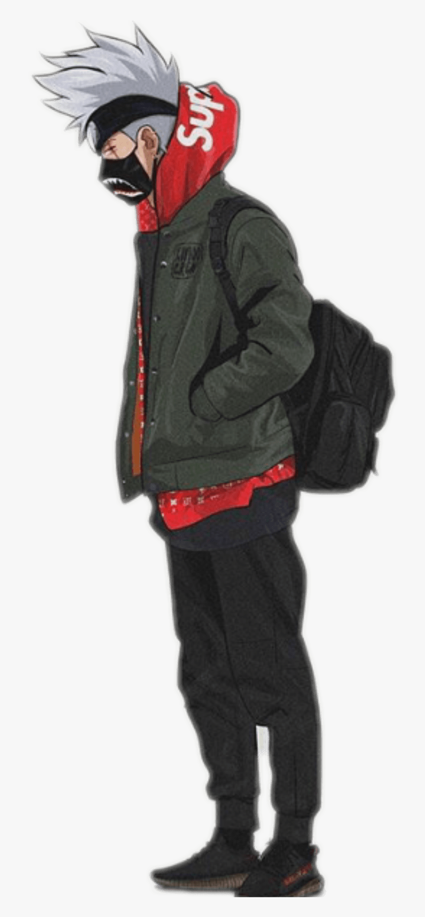 Kakashi Naruto Anime - Supreme Kakashi Png, Transparent Png, Free Download