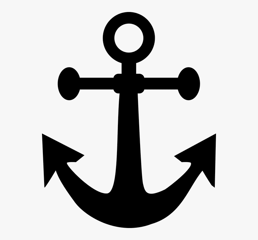 Anchor - Black Anchor Clip Art, HD Png Download, Free Download