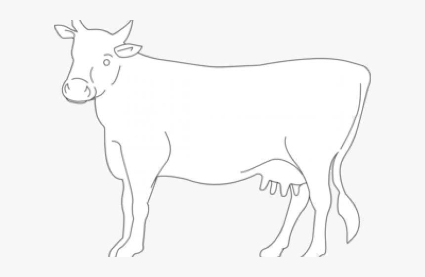 Goat Clipart Side View - Dairy Cow, HD Png Download, Free Download