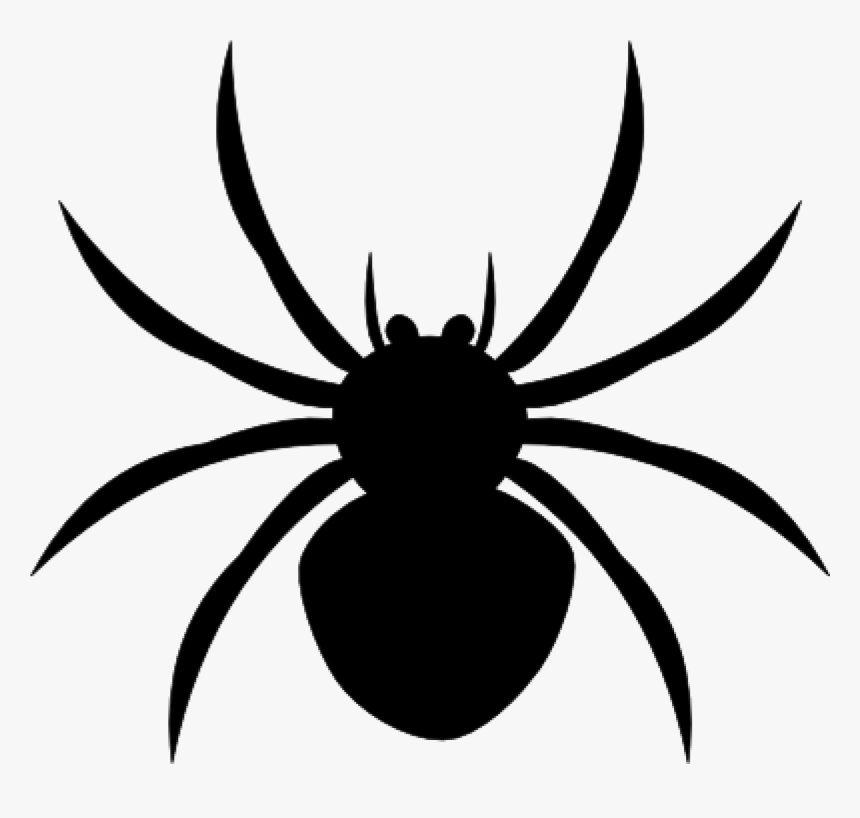 Spider Download Clip Art - Spider Clipart Black, HD Png Download, Free Download