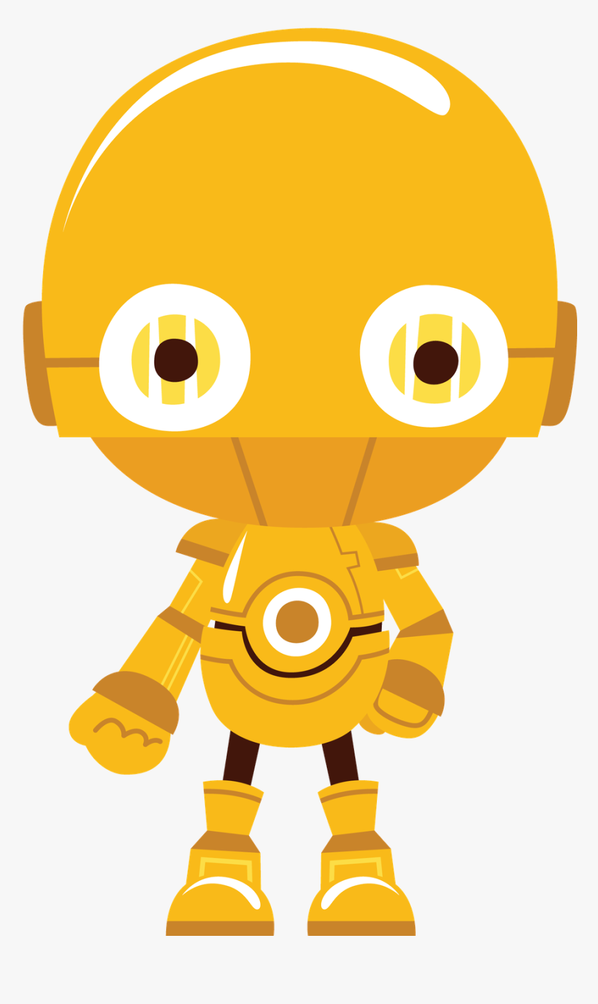 Star Wars Kawaii Free - Star Wars C3po Clipart, HD Png Download, Free Download